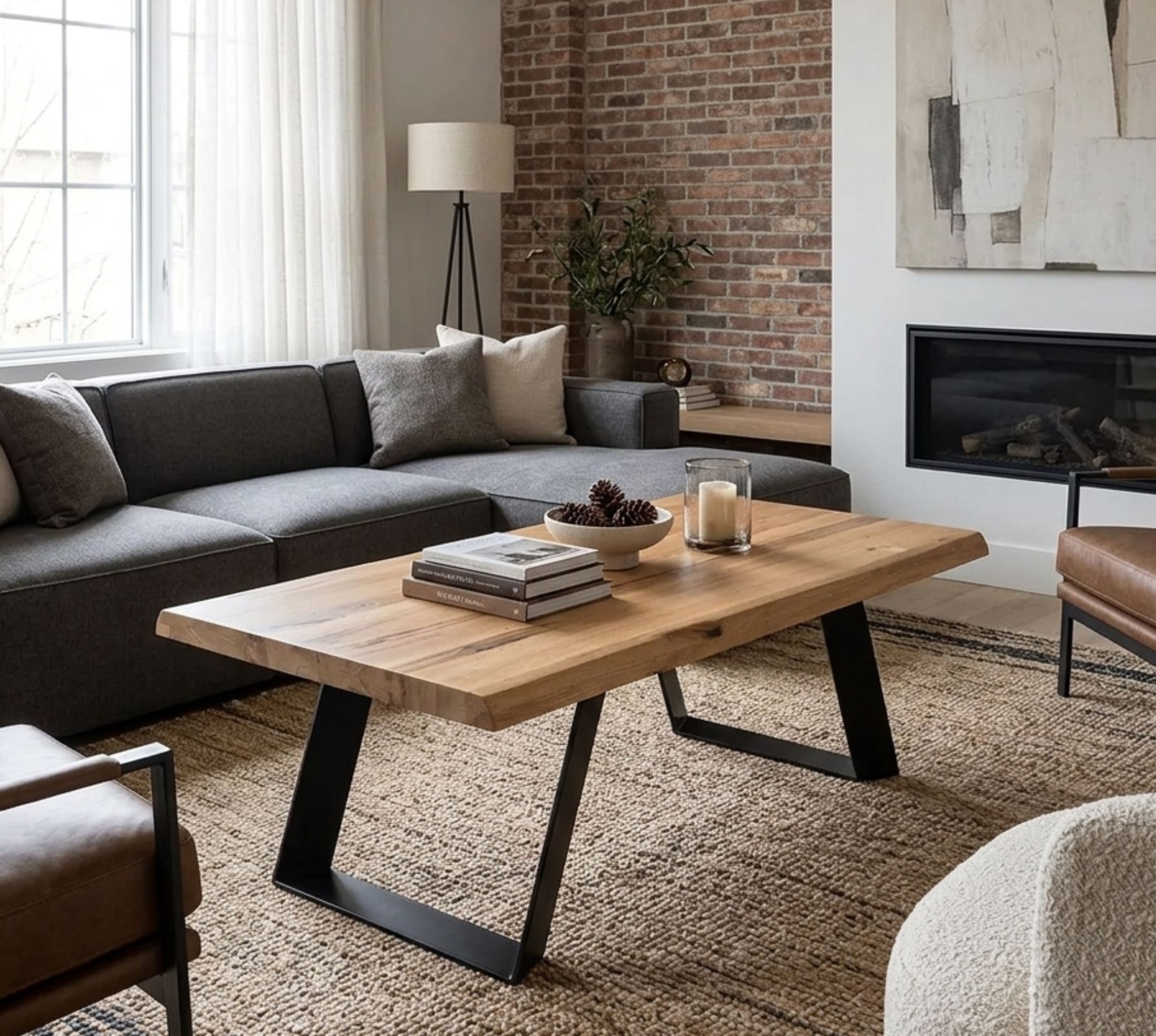 Coffee table NEAPOL - Oak - Image 5